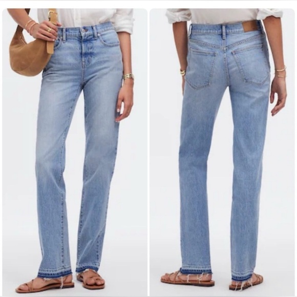 Madewell Denim - Madewell Womens Light Blue The '90s Straight Mid-Rise Barbosa wash Jean Size 24